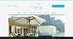 Desktop Screenshot of 3oncampsbay.co.za